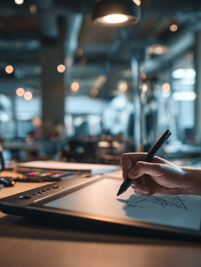 Mobile product strategy session with cross-platform prototypes